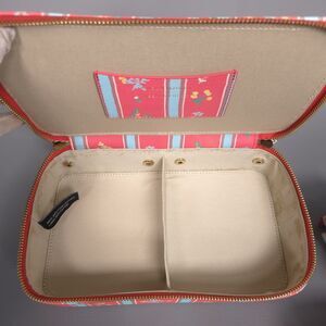 NEELY & CHLOE Women's Jewelry Case Travel Organizer Floral‎ Zip Box Pink